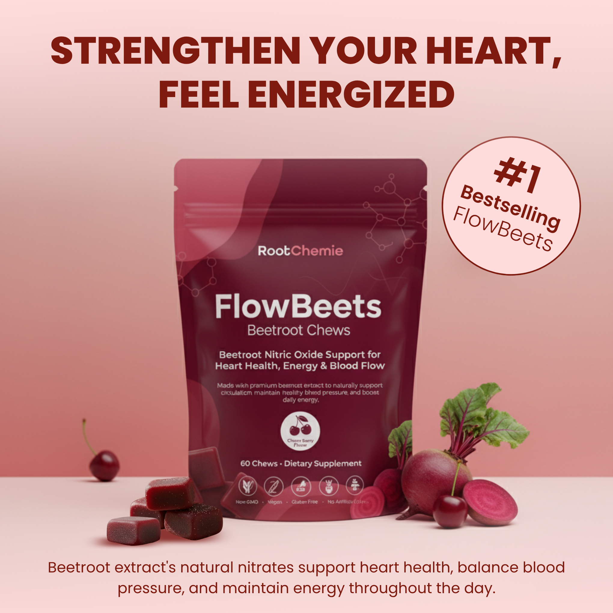 FlowBeets Beetroot Chews