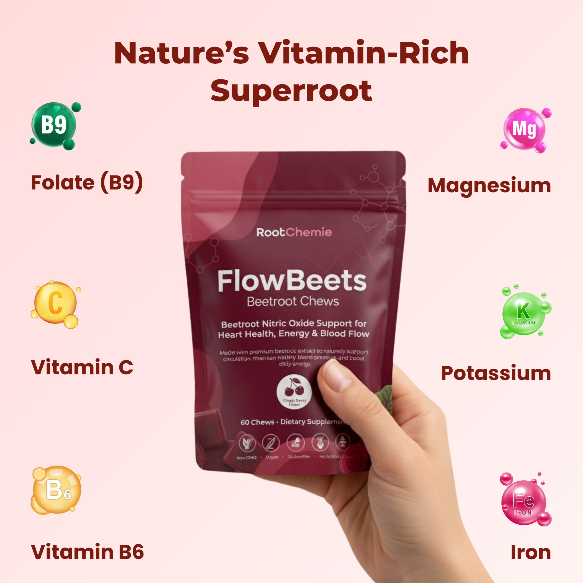 FlowBeets Beetroot Chews